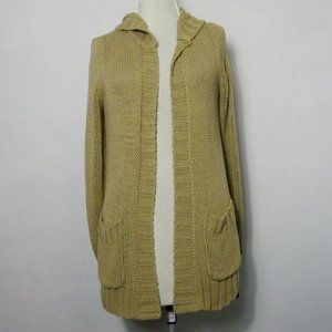 Michael Kors Women Open Cable Knit Open Front Sweater Sz M.